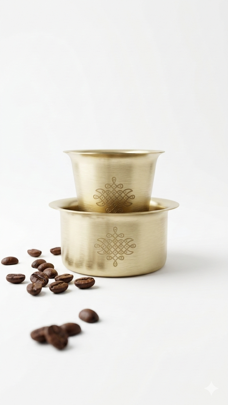 premium brass dabara set with engraved detailing for authentic coffee serving and traditional dining experience