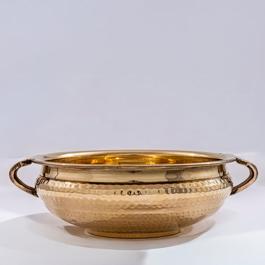 decorative brass urli for home decor and festive use