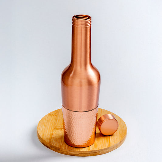 handcrafted copper water bottle for daily hydration and health benefits