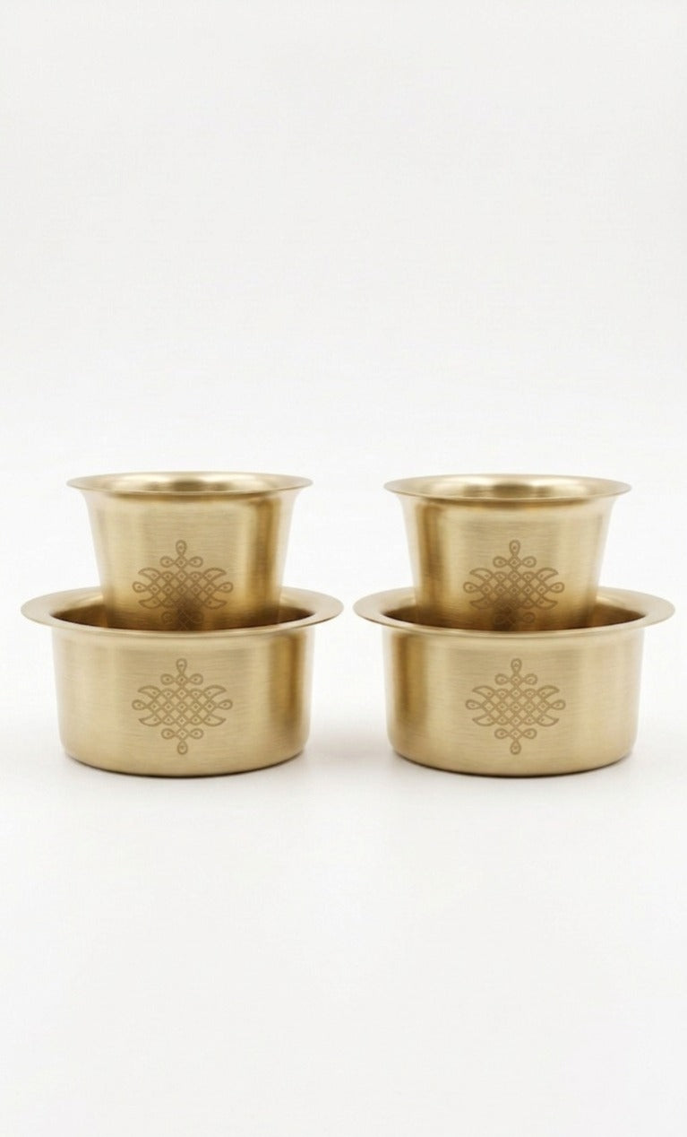 premium brass dabara set with engraved detailing for authentic coffee serving and traditional dining experience