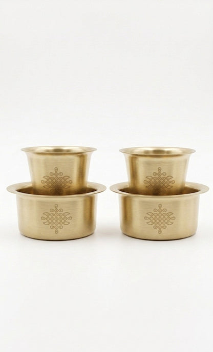 premium brass dabara set with engraved detailing for authentic coffee serving and traditional dining experience