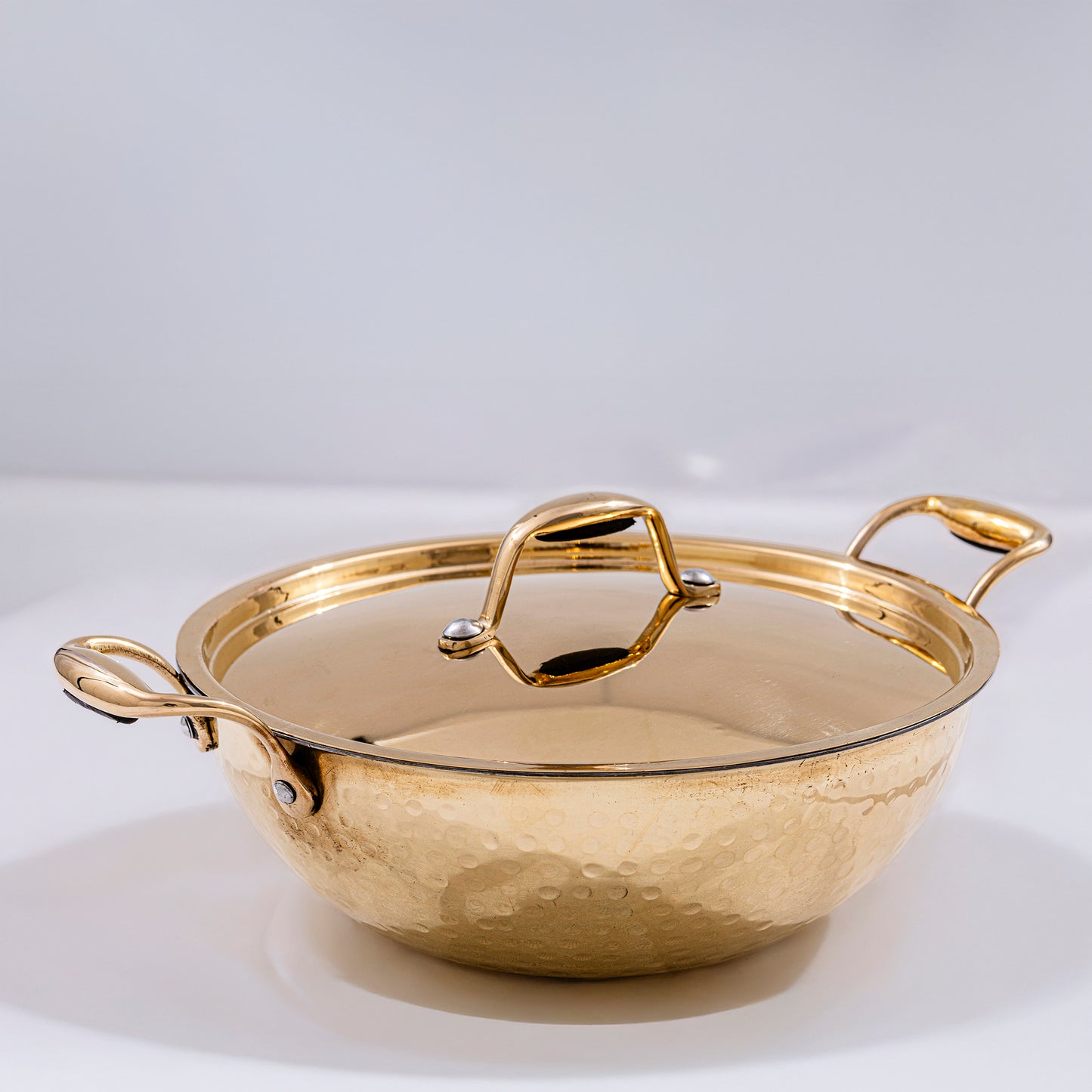 handcrafted brass kadhai for traditional cooking and enhanced flavor