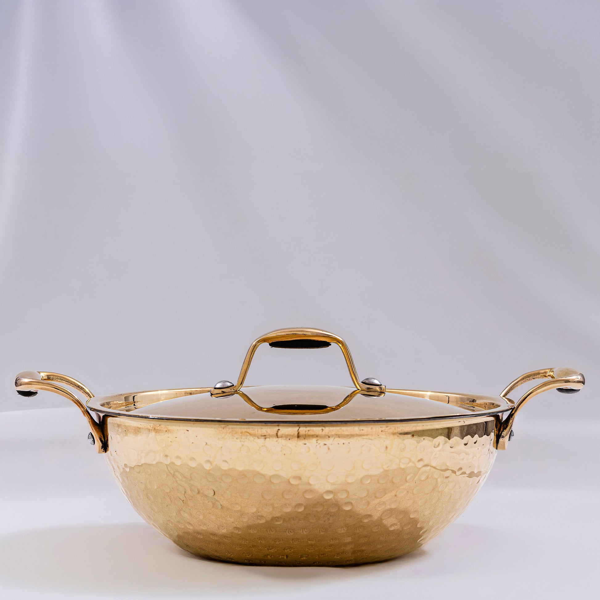 handcrafted brass kadhai for traditional cooking and enhanced flavor