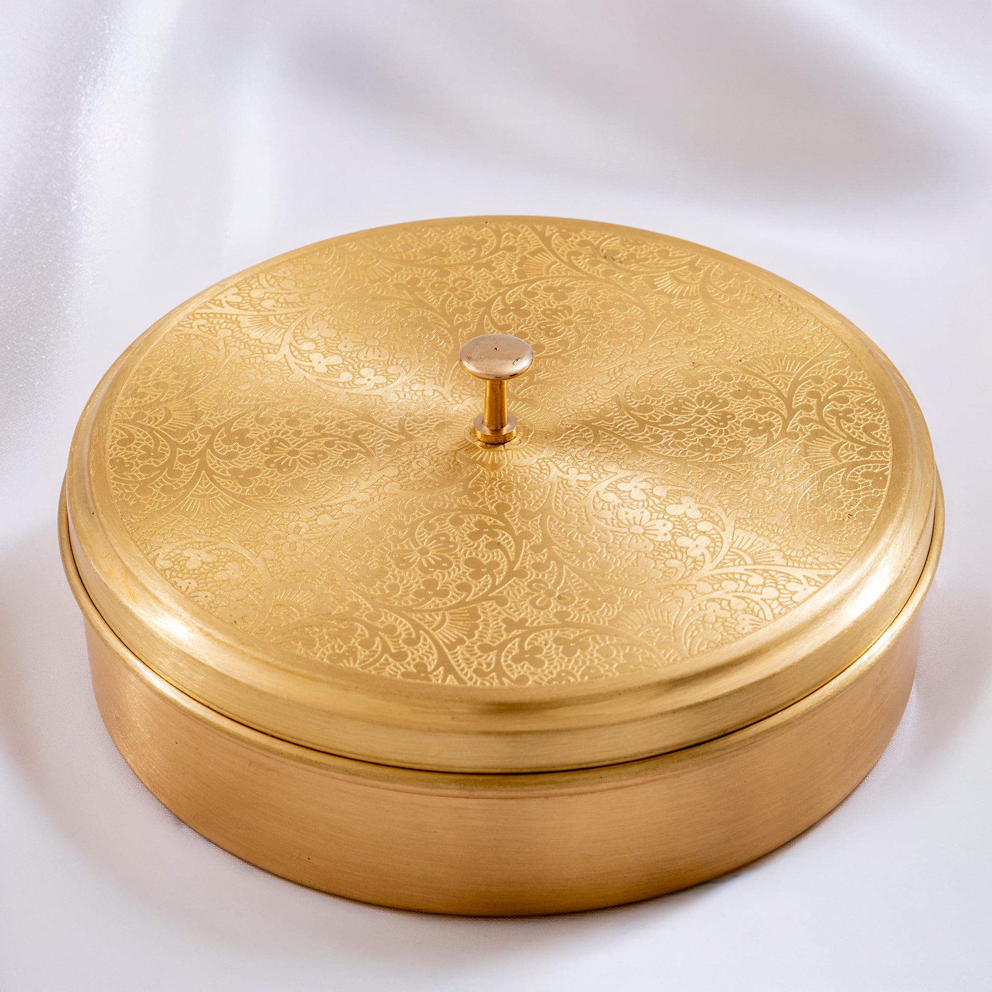 brass spice box masala box for organizing kitchen spices