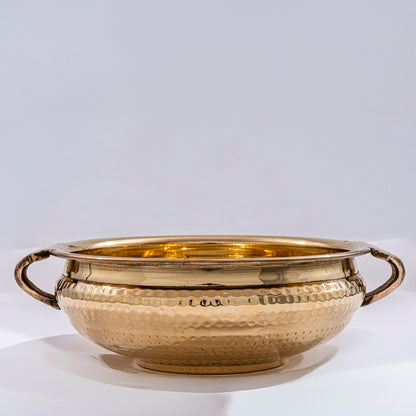 decorative brass urli for home decor and festive use