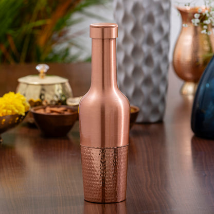 handcrafted copper water bottle for daily hydration and health benefits