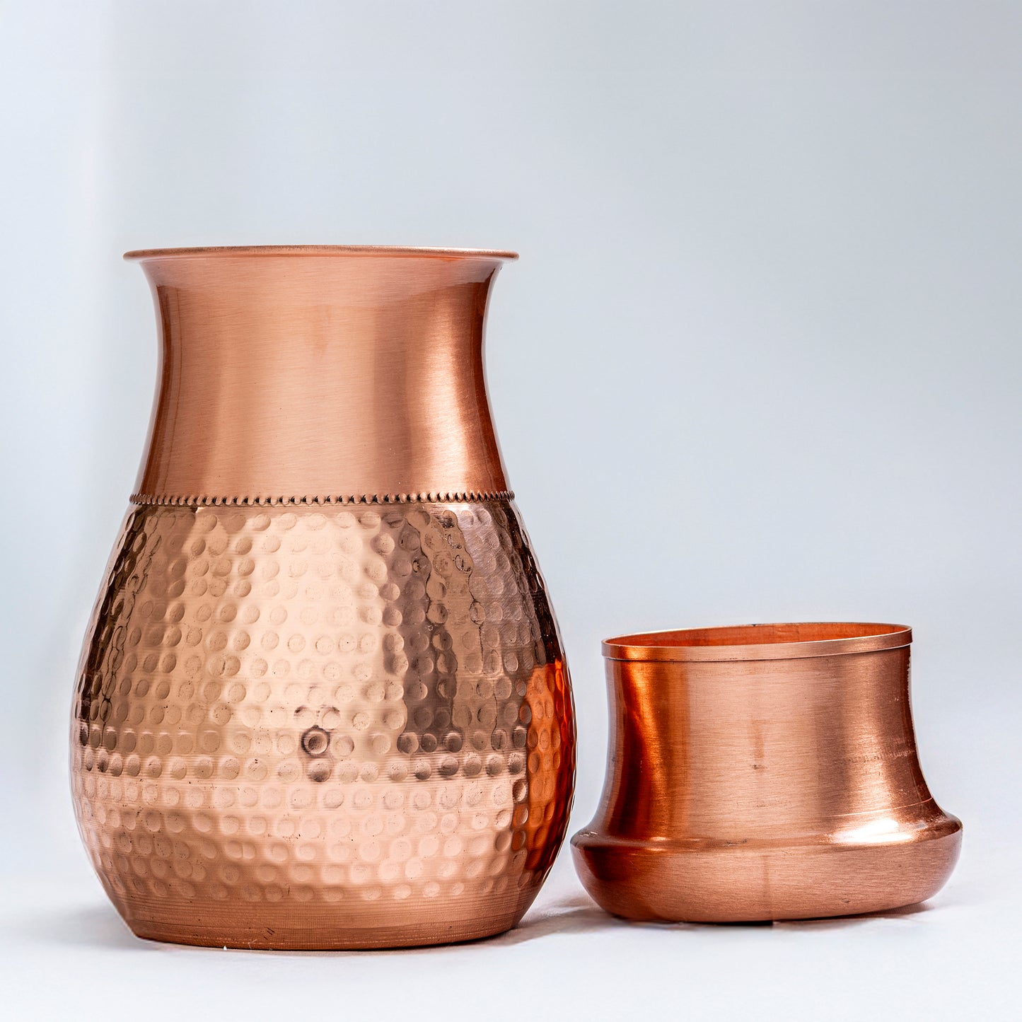 pure copper tumbler for drinking water and daily wellness