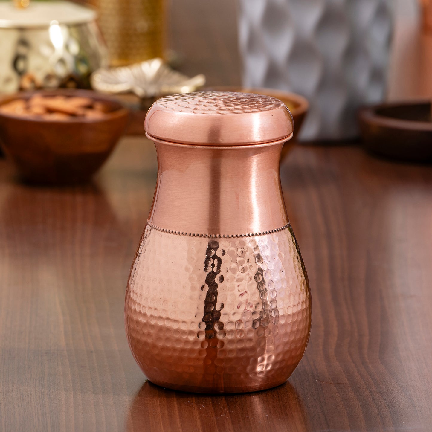 pure copper tumbler for drinking water and daily wellness