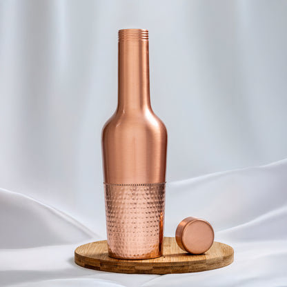 handcrafted copper water bottle for daily hydration and health benefits